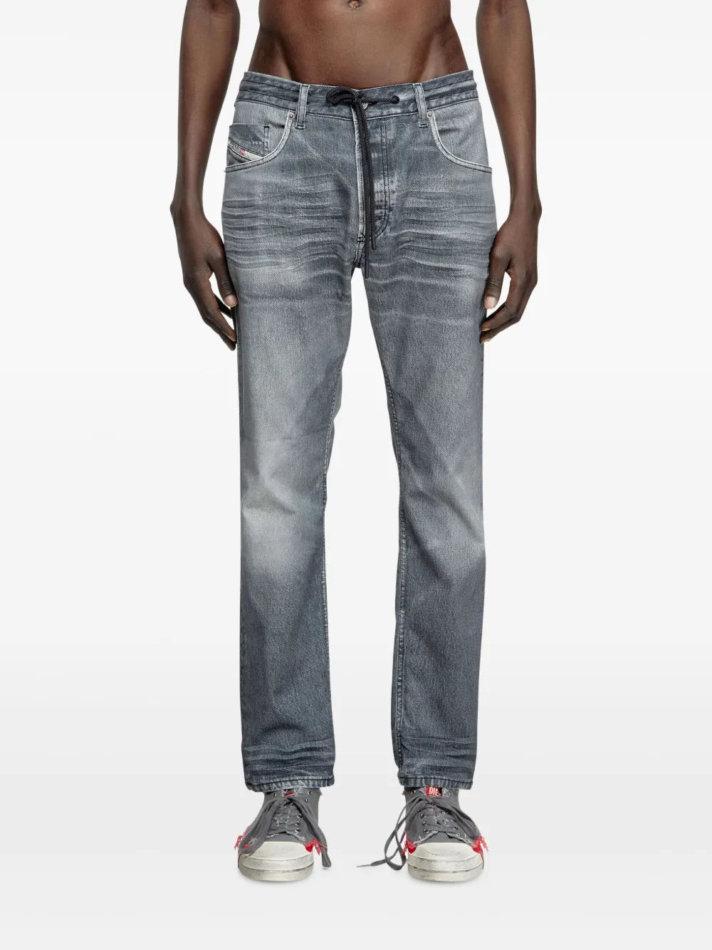 Pantalons Jeans D-Krookley-B Diesel Gris Homme