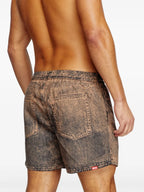Beachwear Short de bain Ken-37 Diesel Marron Homme