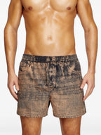 Beachwear Short de bain Ken-37 Diesel Marron Homme