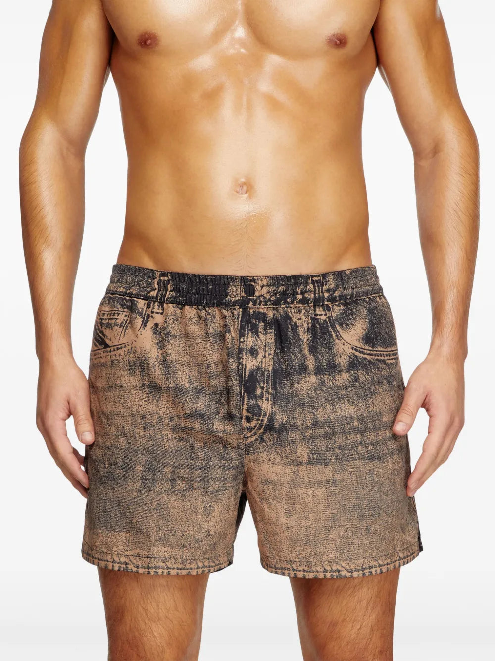 Beachwear Short de bain Ken-37 Diesel Marron Homme