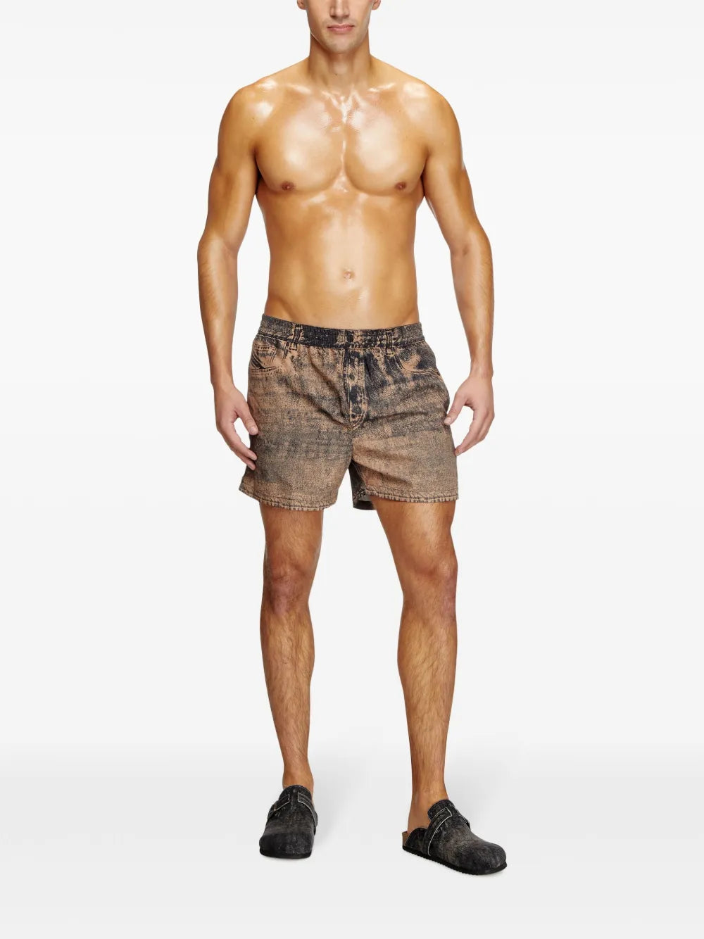 Beachwear Short de bain Ken-37 Diesel Marron Homme
