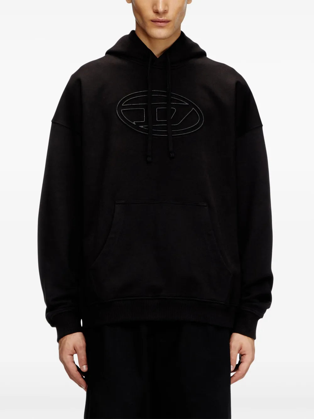 Sweatshirts Hoodie S-Ummer-Bigoval Diesel Noir Unisexe