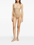 Tops Megan Lace Bodysuit Diesel Beige Femme