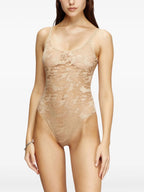Tops Megan Lace Bodysuit Diesel Beige Femme
