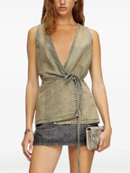 Top Top D-Vern Diesel Grigio Femme