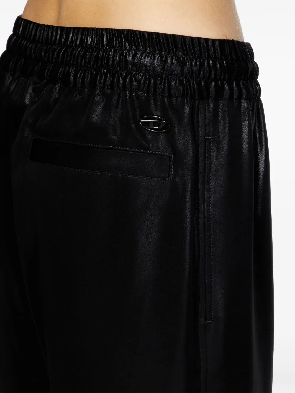 Hosen Schwarze P-Dreyer Hose Diesel Schwarz Femme