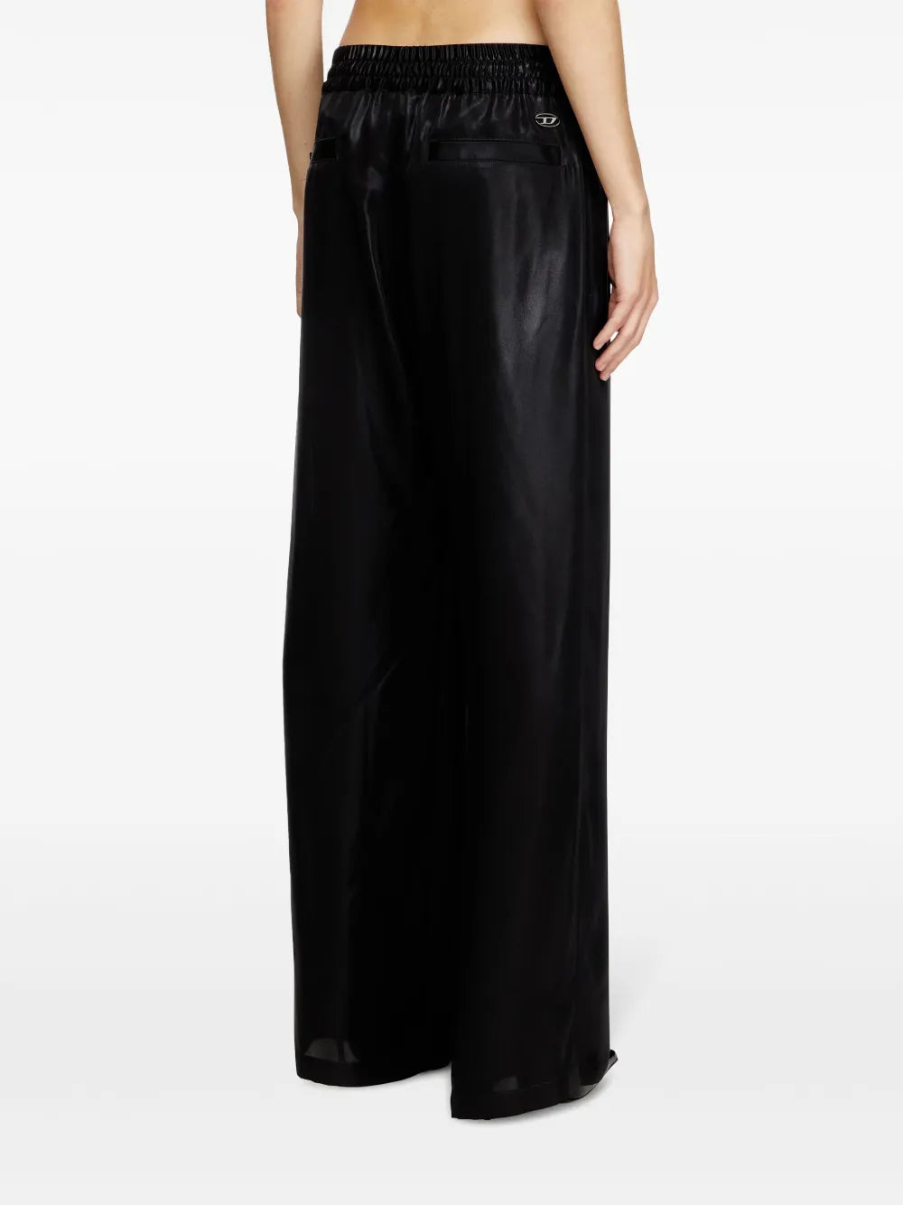 Hosen Schwarze P-Dreyer Hose Diesel Schwarz Femme