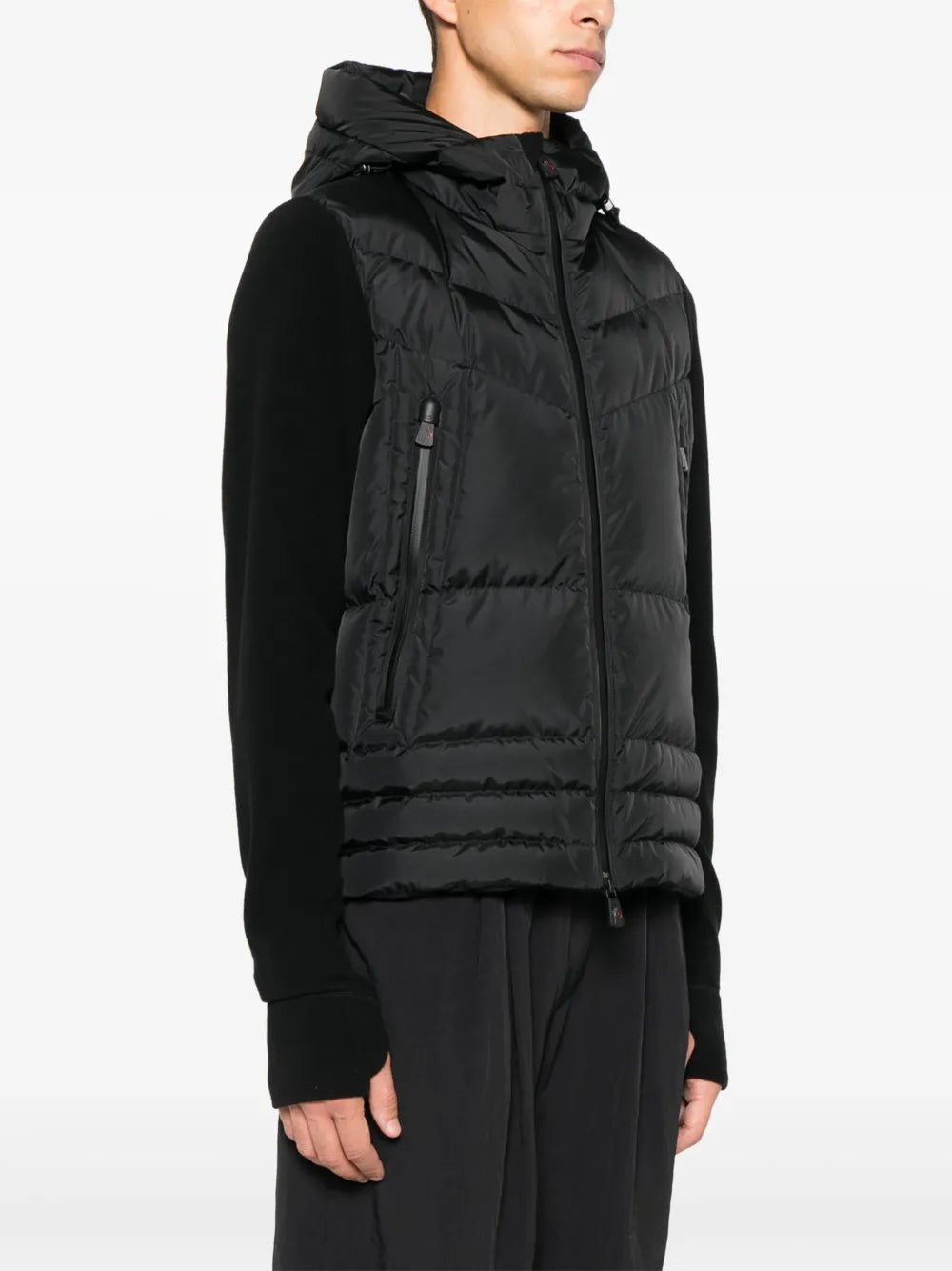 Vestes Veste bi-matière Moncler Grenoble Noir Homme