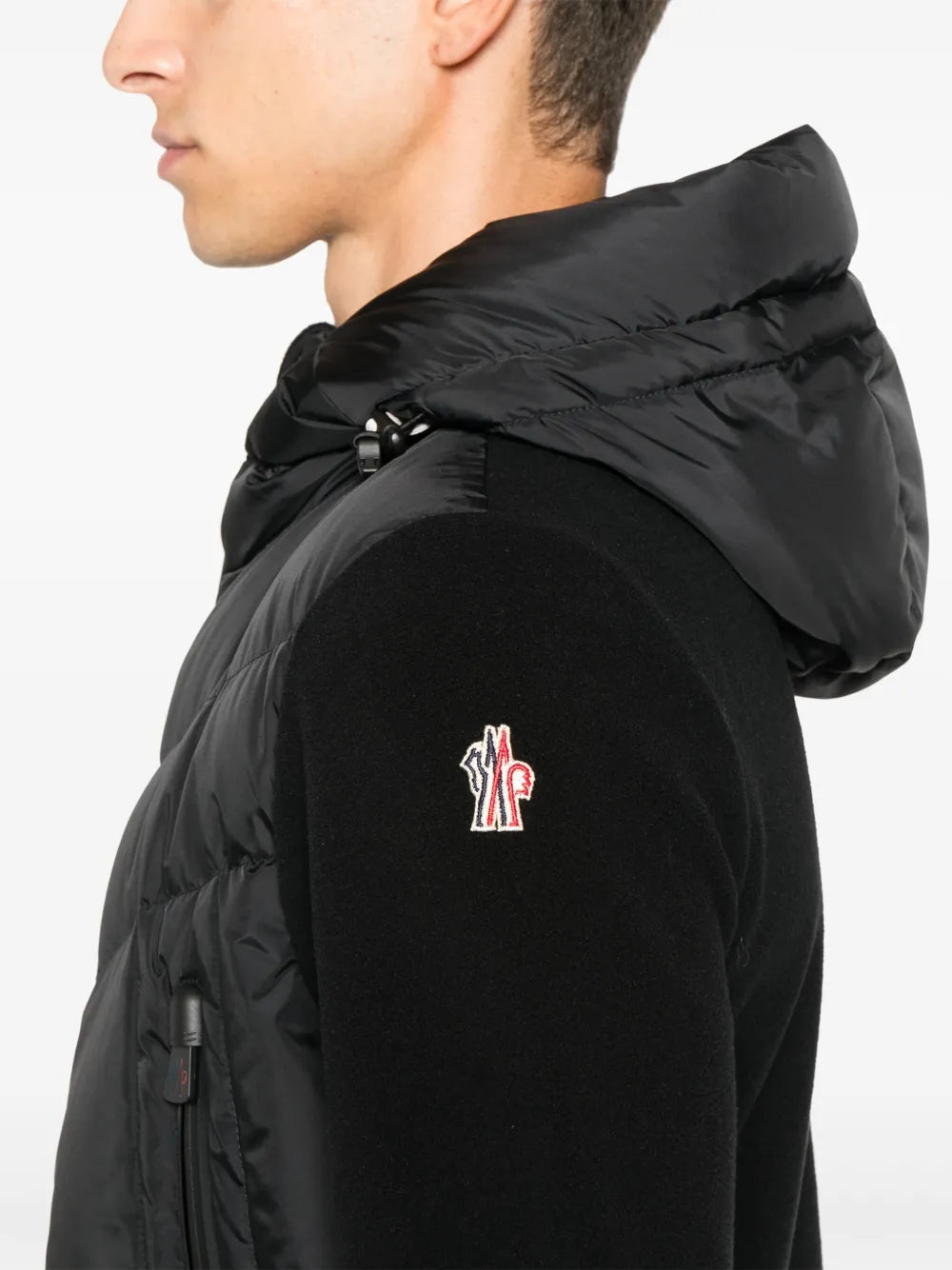 Vestes Veste bi-matière Moncler Grenoble Noir Homme