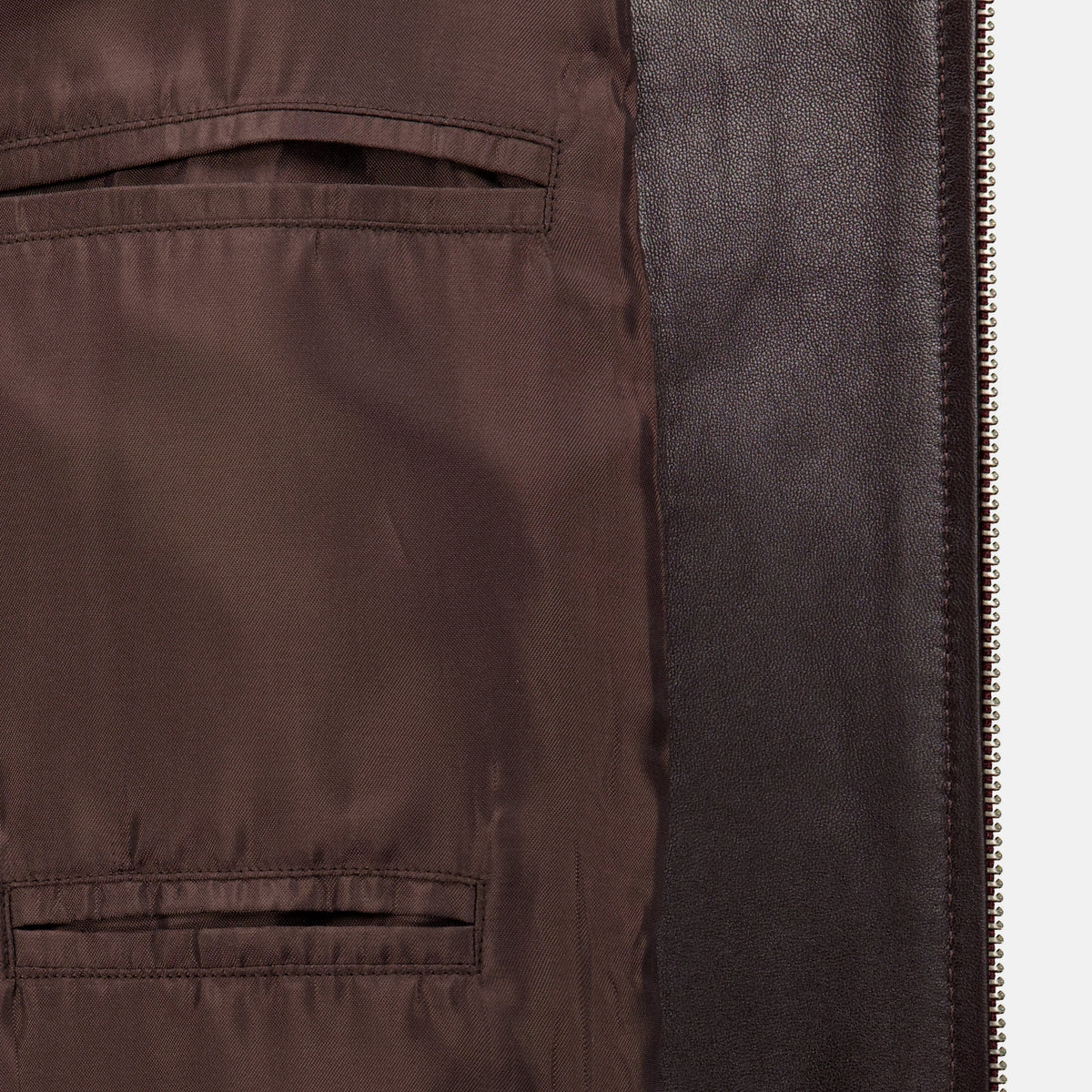 Manteaux Blouson en cuir bordeaux Ami PARIS Bordeaux Homme