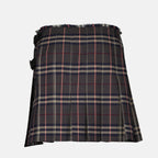 Gonne Gonna a Quadri Check Burberry Grigio Donne