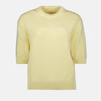 Knitwear Pull manches courtes Davin Khaite Yellow Femme