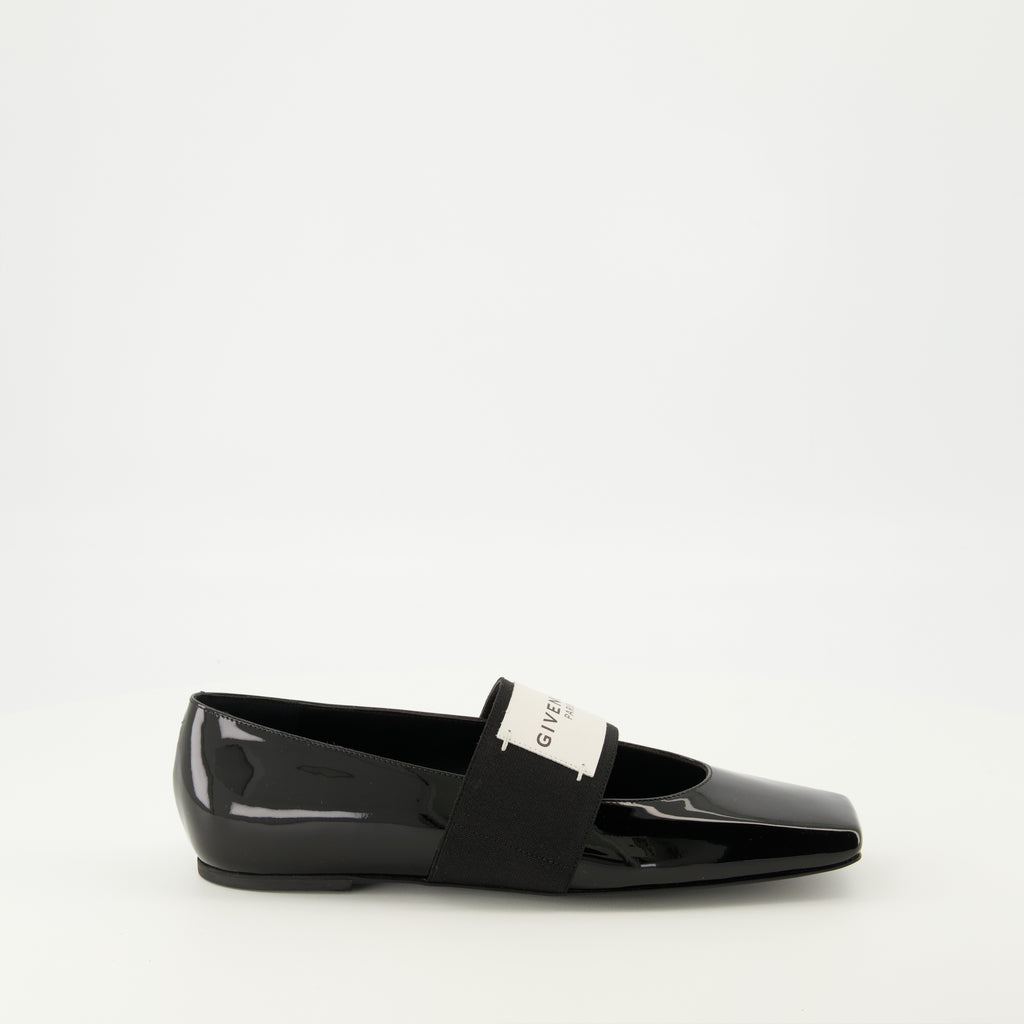 Image de l'article Ballerines Sliced Square de la marque Givenchy pour Femme - Saison Automne-Hiver 2025 - Vue latérale droite