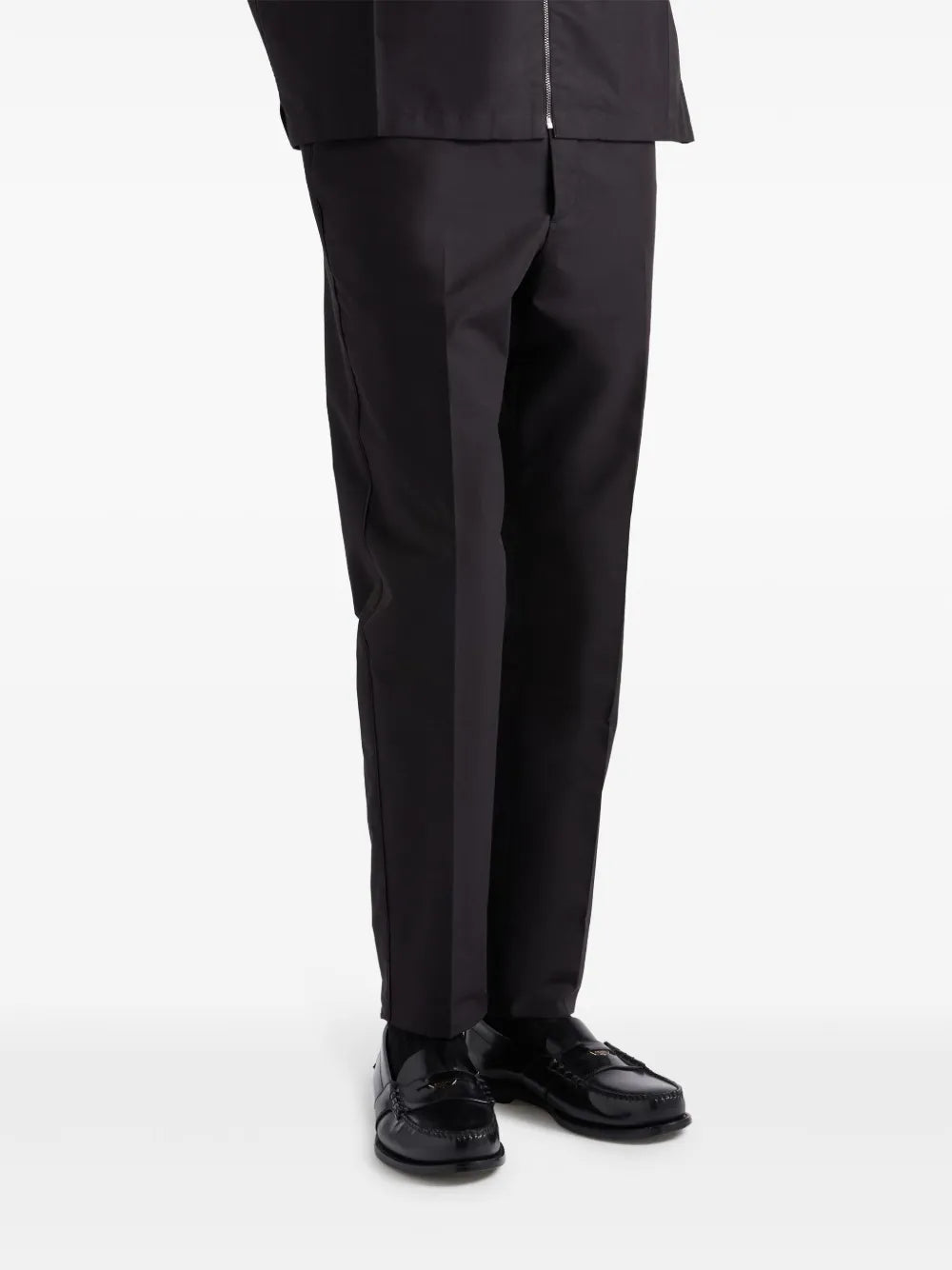 Pants Technical Cotton Pants Prada Black Homme