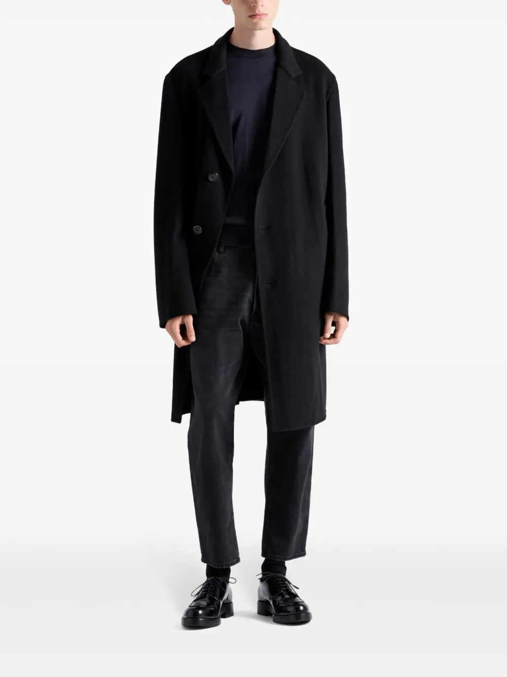 Maille Pull en soie Prada Bleu foncé Homme