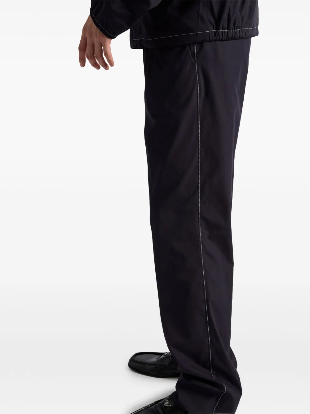 Pantalons Pantalon en coton Prada Bleu foncé Homme