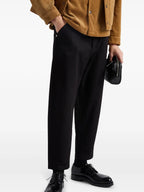 Calças Calças Retas Prada Preto Homme