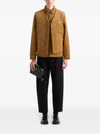 Calças Calças Retas Prada Preto Homme