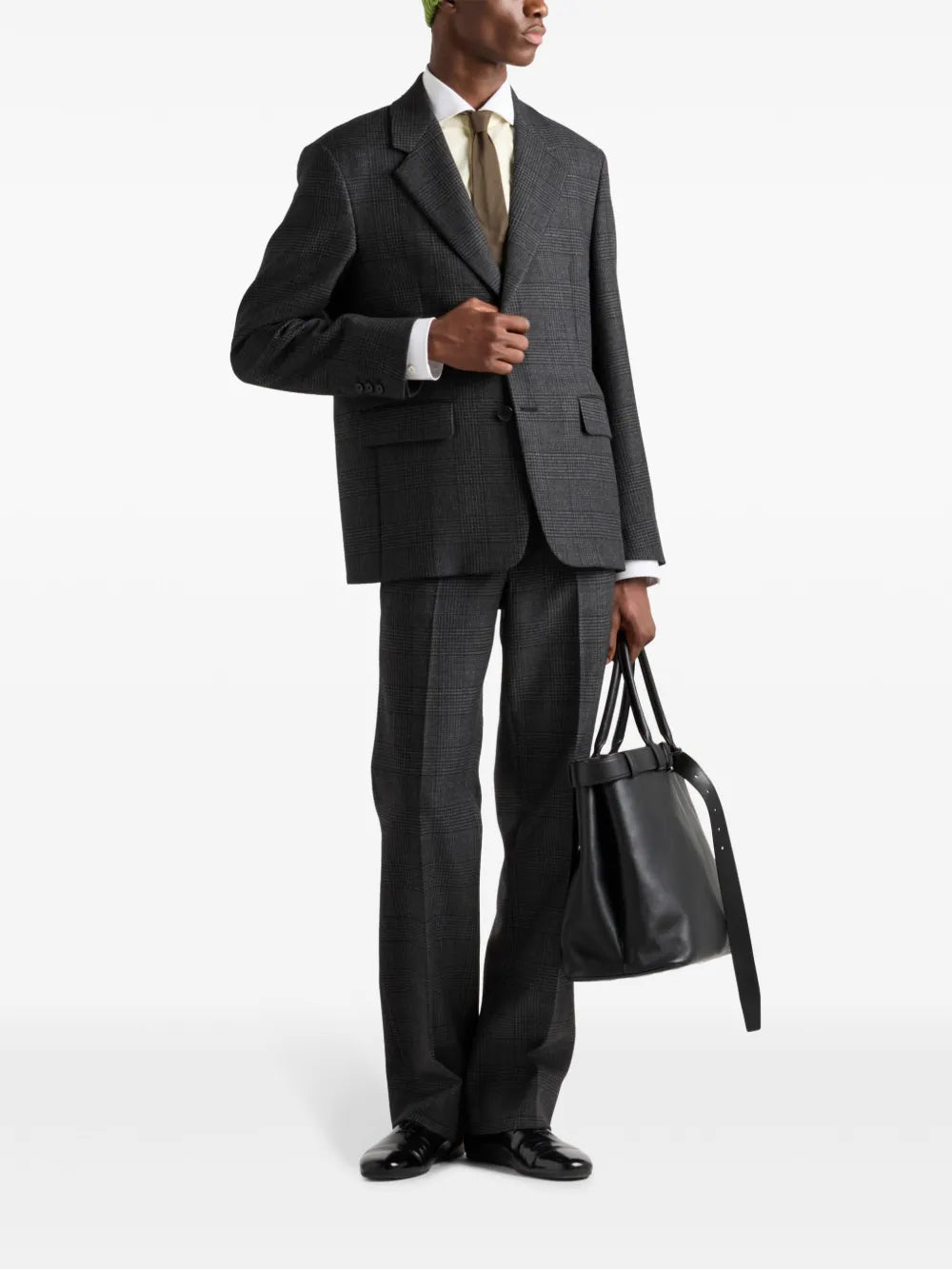 Pantalons Pantalon en laine Prada Gris Homme