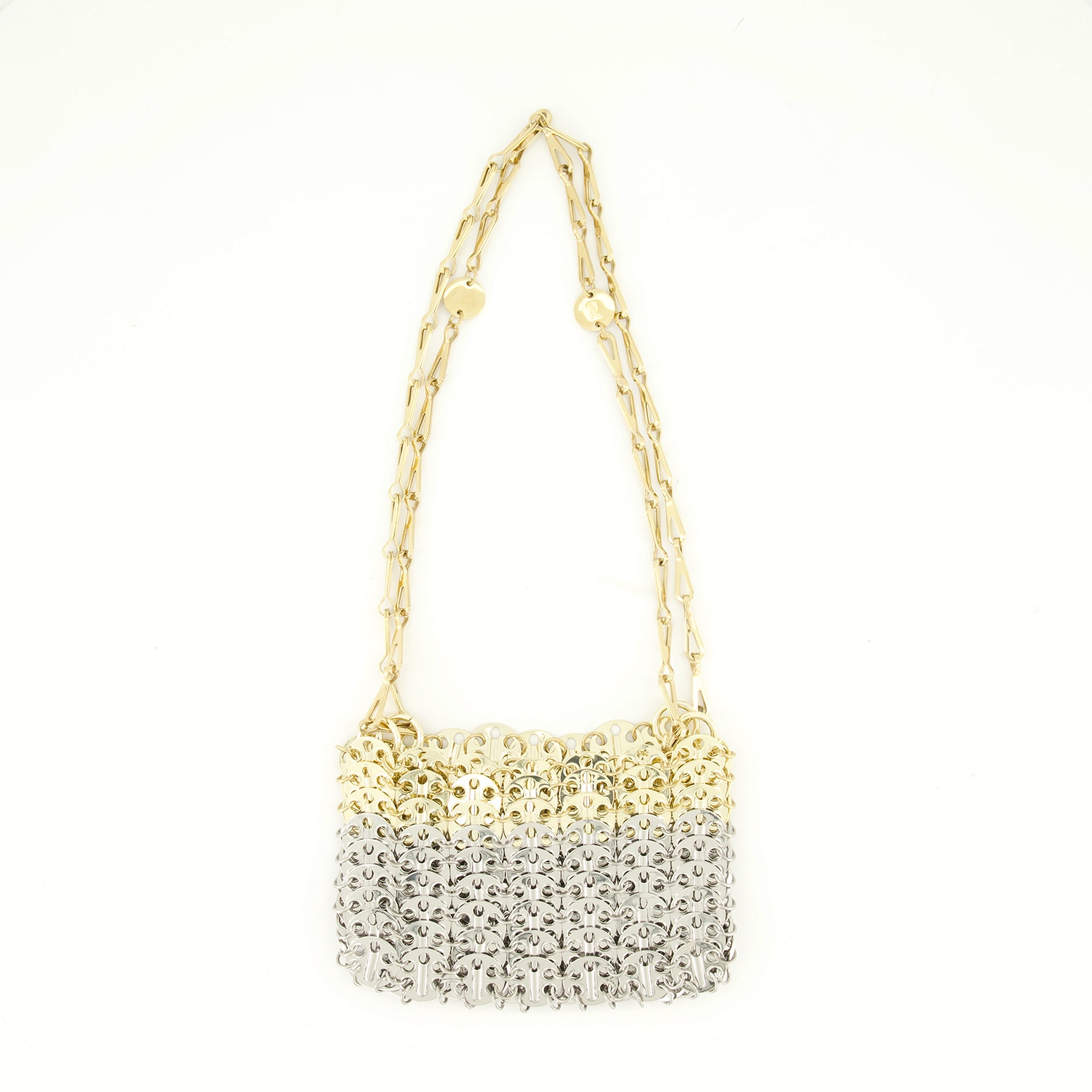 Sacs à main et épaule Sac Iconic 1969 nano Rabanne Argenté Femme