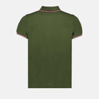 Polos Polo com Logo Moncler Cáqui Homme