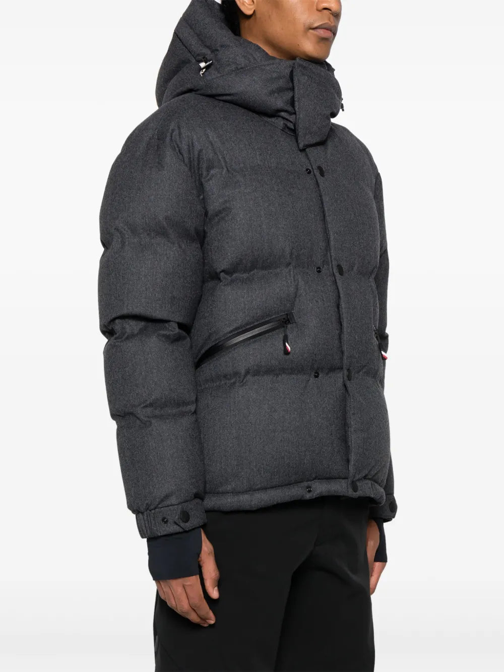 Manteaux Doudoune Krun Moncler Grenoble Gris Homme