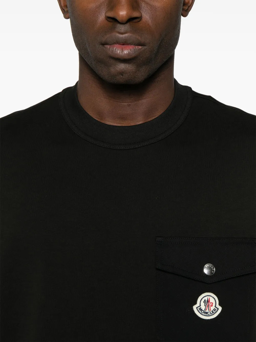 T-shirts T-shirt logo avec poche Moncler Noir Homme