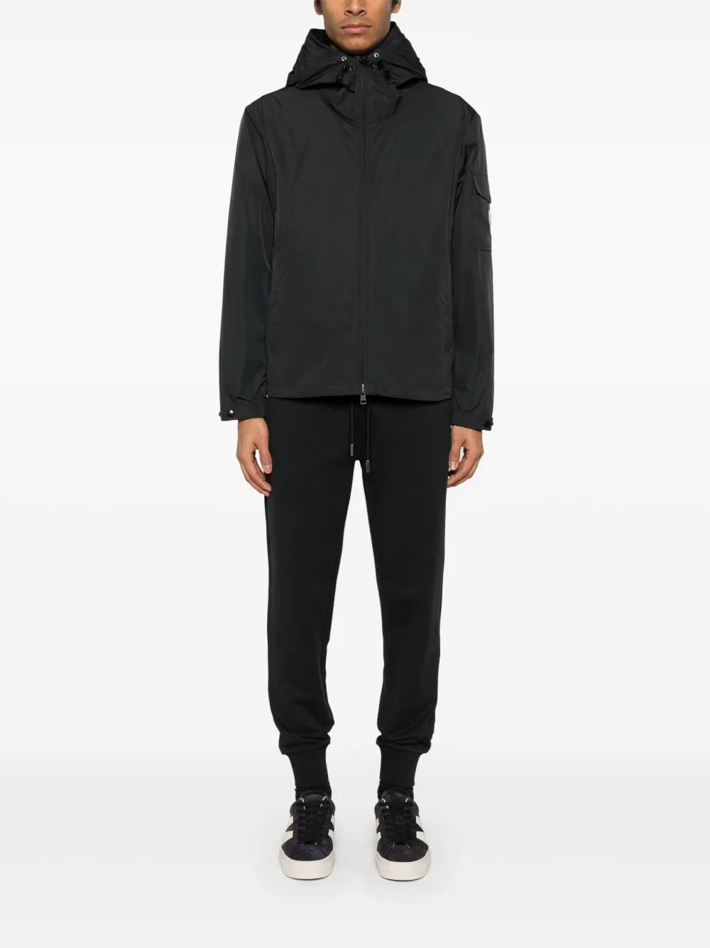 Jaquetas Corta-Vento Sassière Moncler Preto Homme