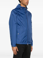 Chaquetas Etiache Chaqueta Impermeable con Capucha Moncler azul oscuro Homme