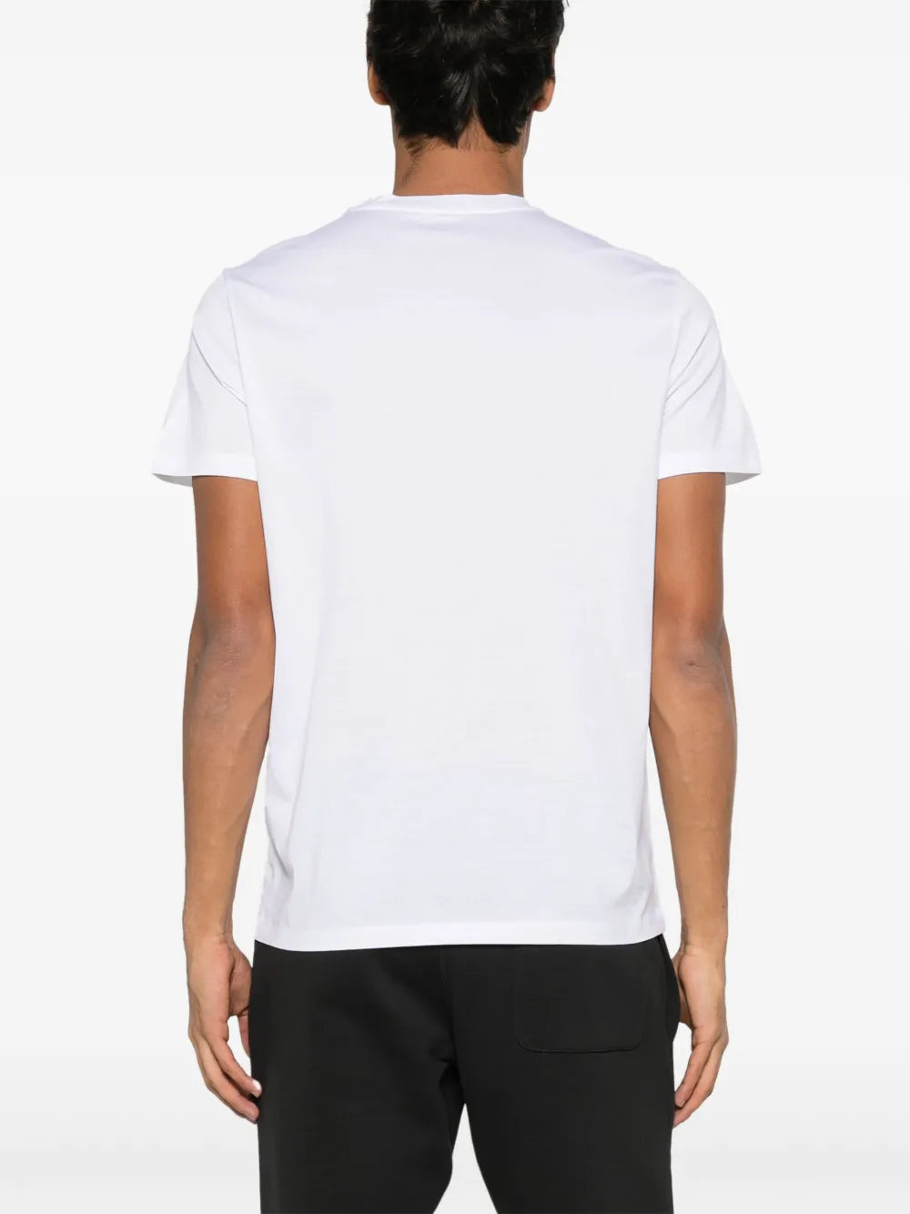 T-shirts T-shirt à double logo Moncler Blanc Homme