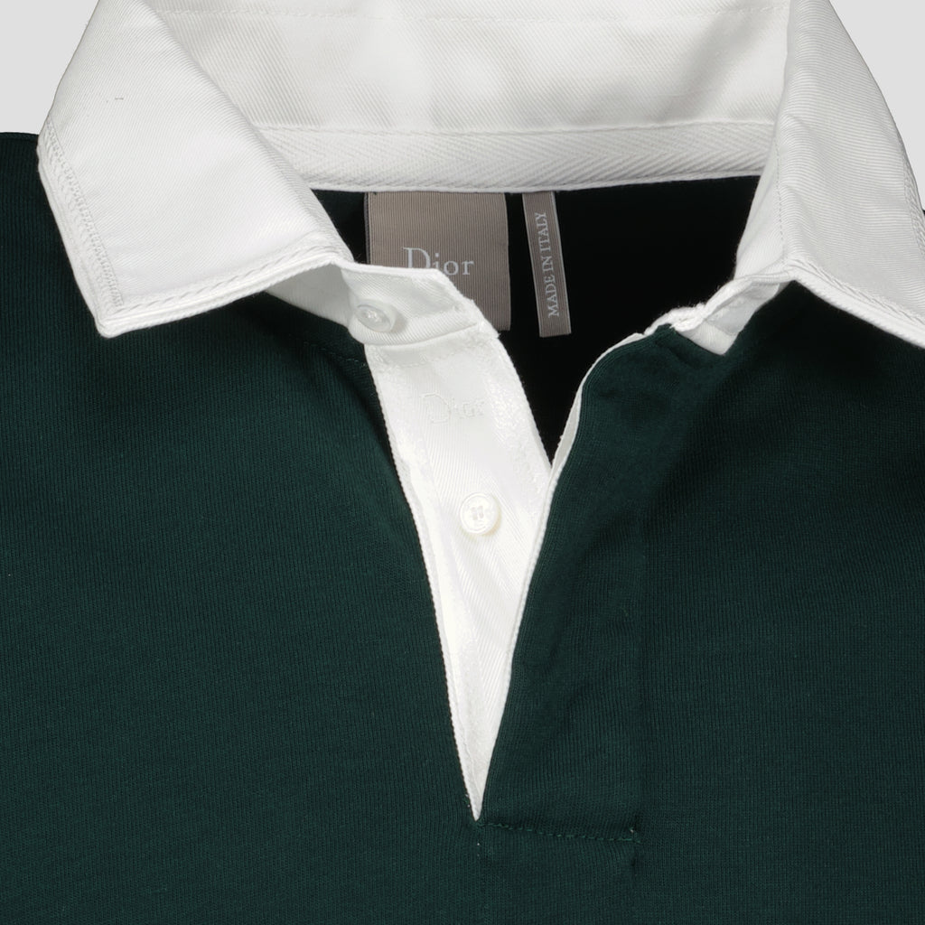 Polos Polo Verde a Maniche Lunghe Dior Vert Homme