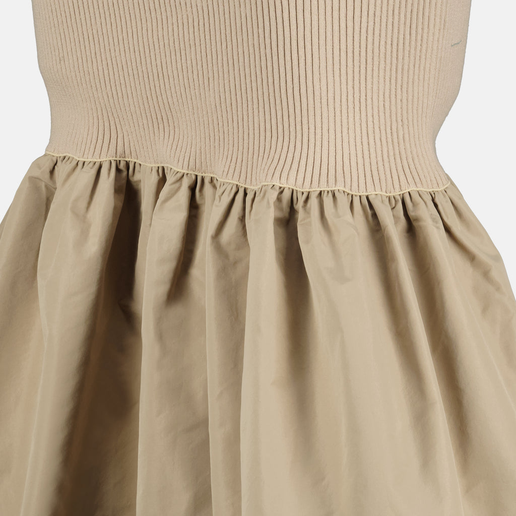 Imagen del artículo Vestido beige de canalé de la marca Patou para Mujer - Temporada Primavera-Verano 2026 - Vista Detallada_1