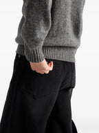Pantalons Jeans en denim Prada Noir Femme