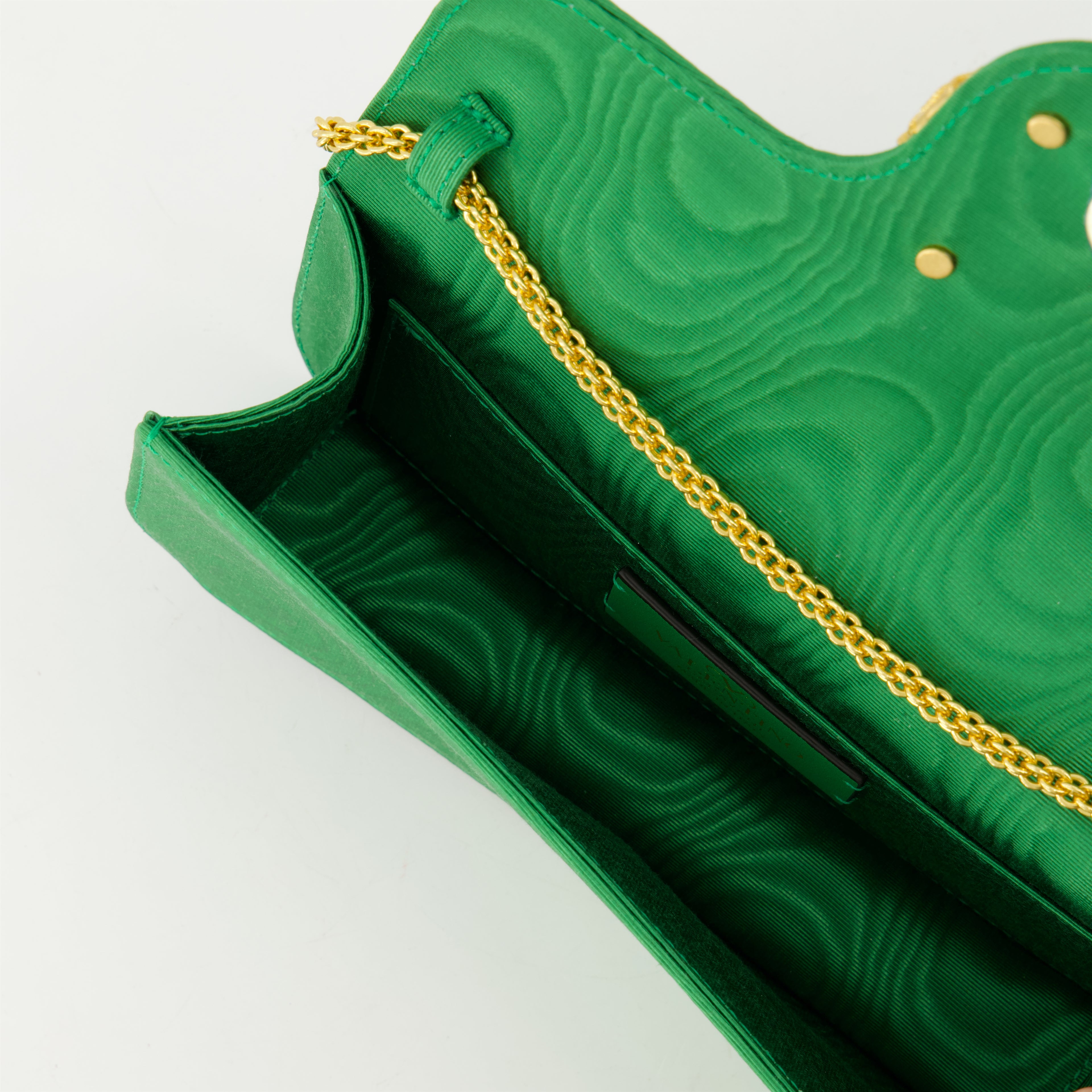Handbags and shoulder bags Small Locò Bag in Moiré Valentino Garavani Green Femme
