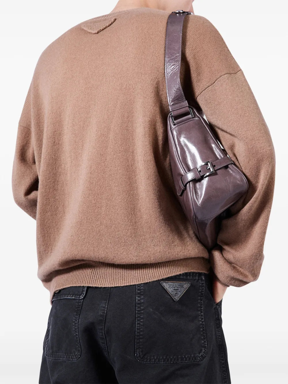 Pants Cotton Pants Prada Brown Homme