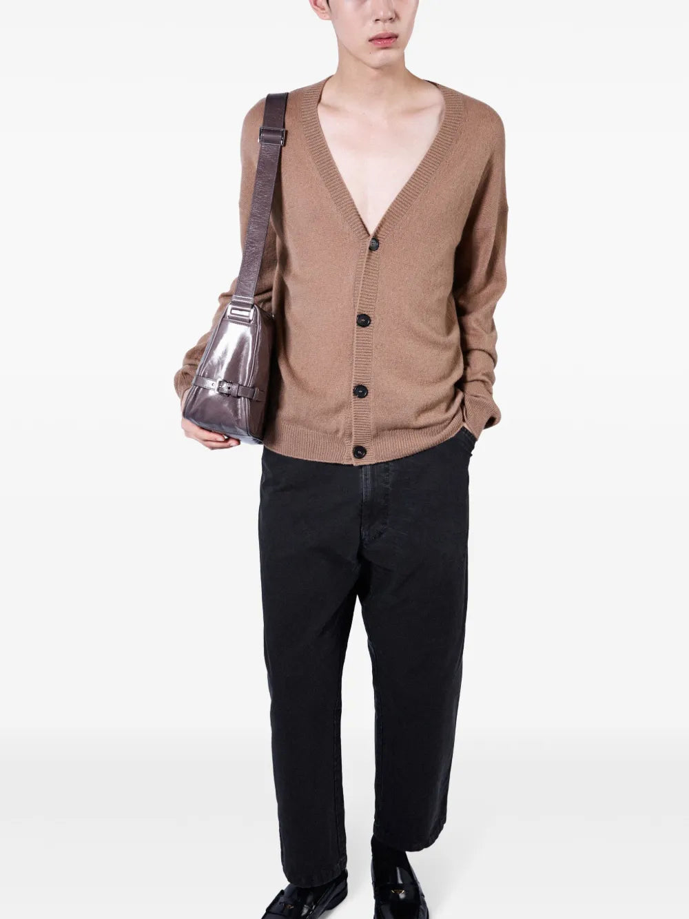 Pants Cotton Pants Prada Brown Homme