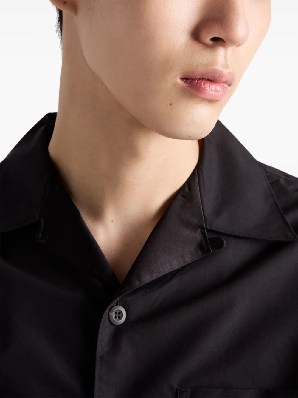 Camisas Camisa de Manga Curta Prada Preto Homme