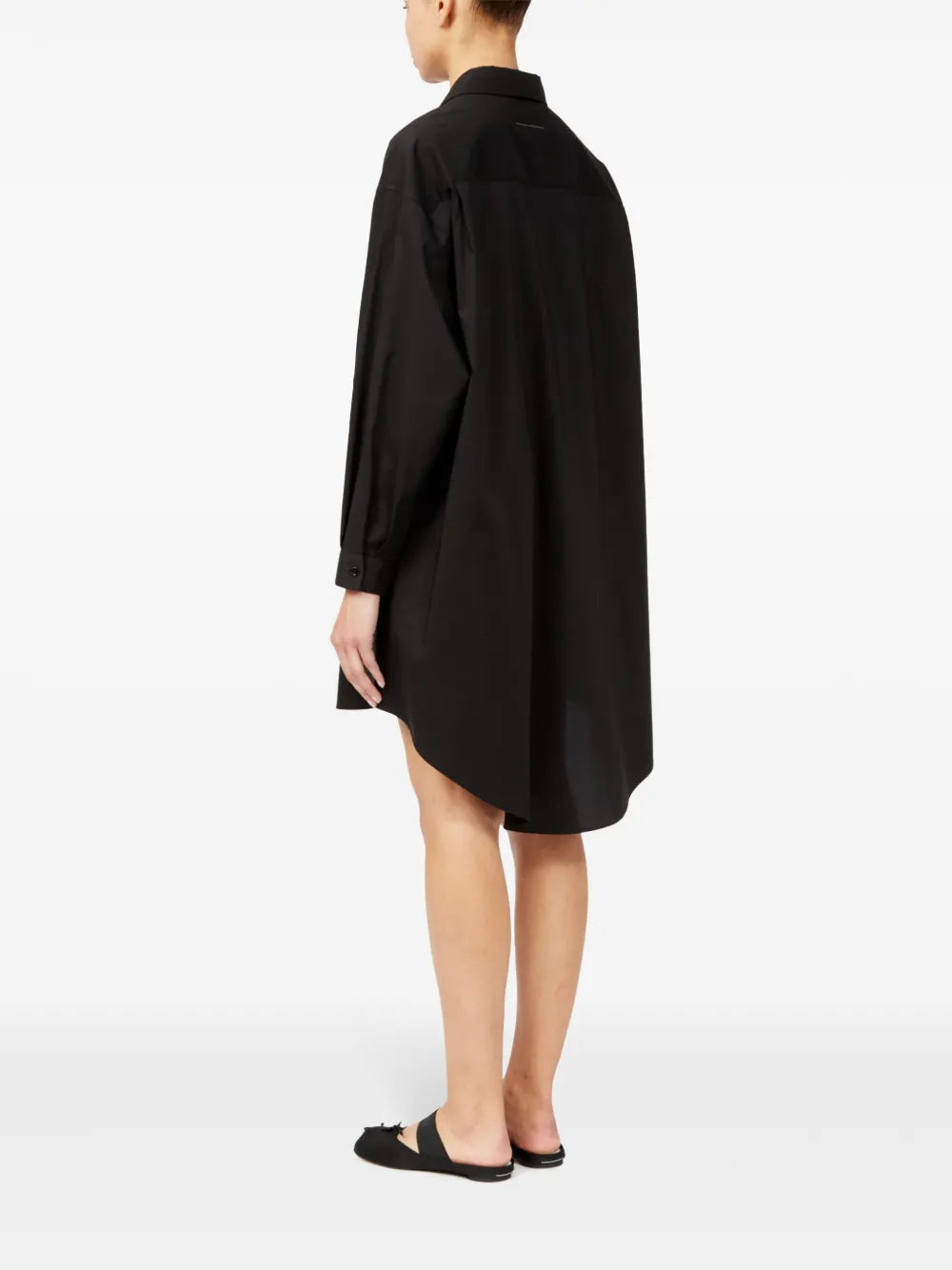 Robes Robe chemise Mm6 Noir Femme