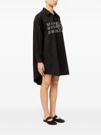 Robes Robe chemise Mm6 Noir Femme