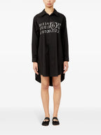 Robes Robe chemise Mm6 Noir Femme