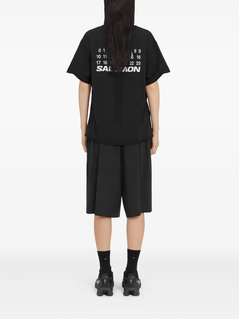 T-shirts T-shirt MM6 x Salomon noir Mm6 Noir Femme