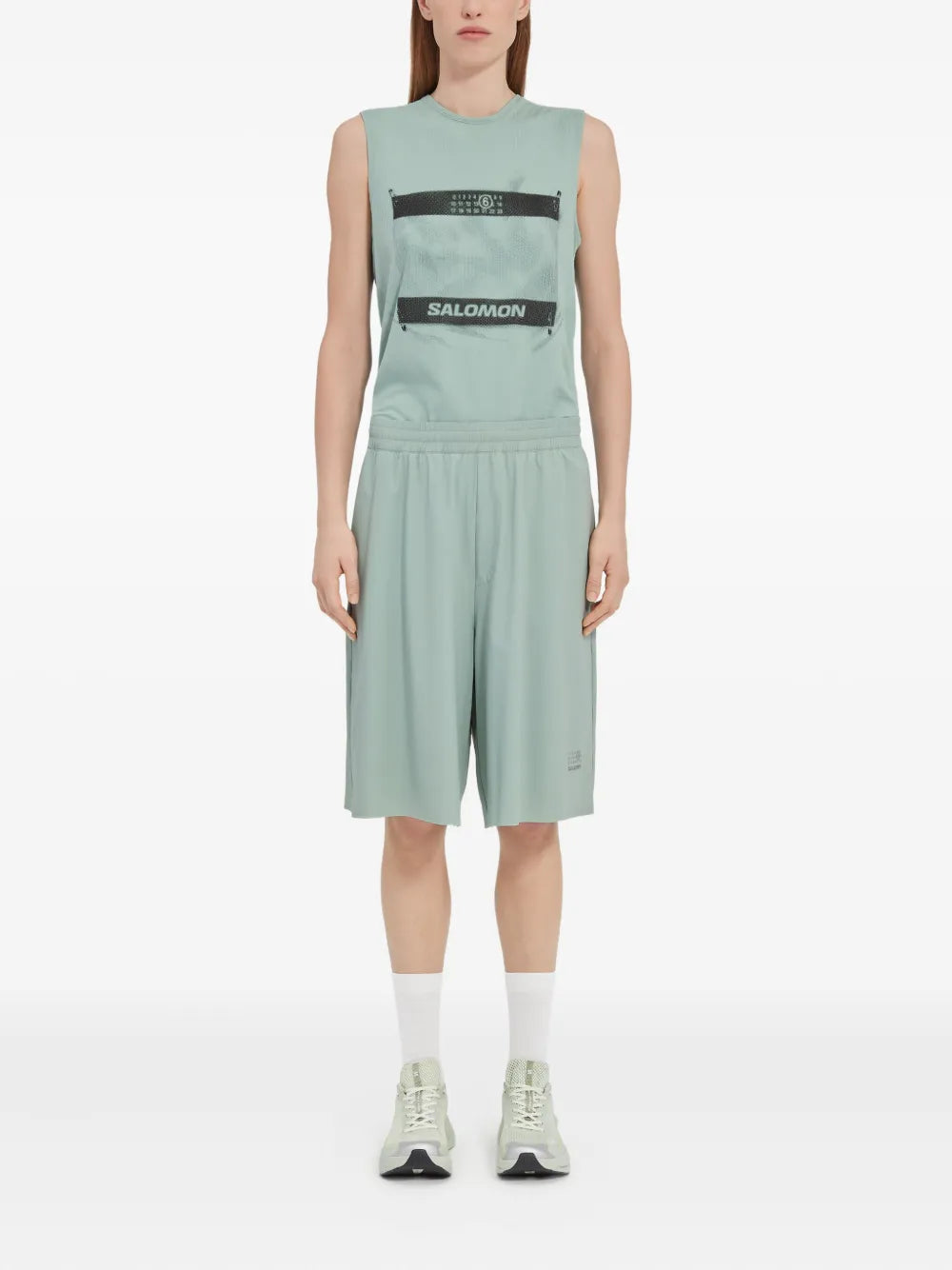 Shorts Short de sport Mm6 Vert Femme