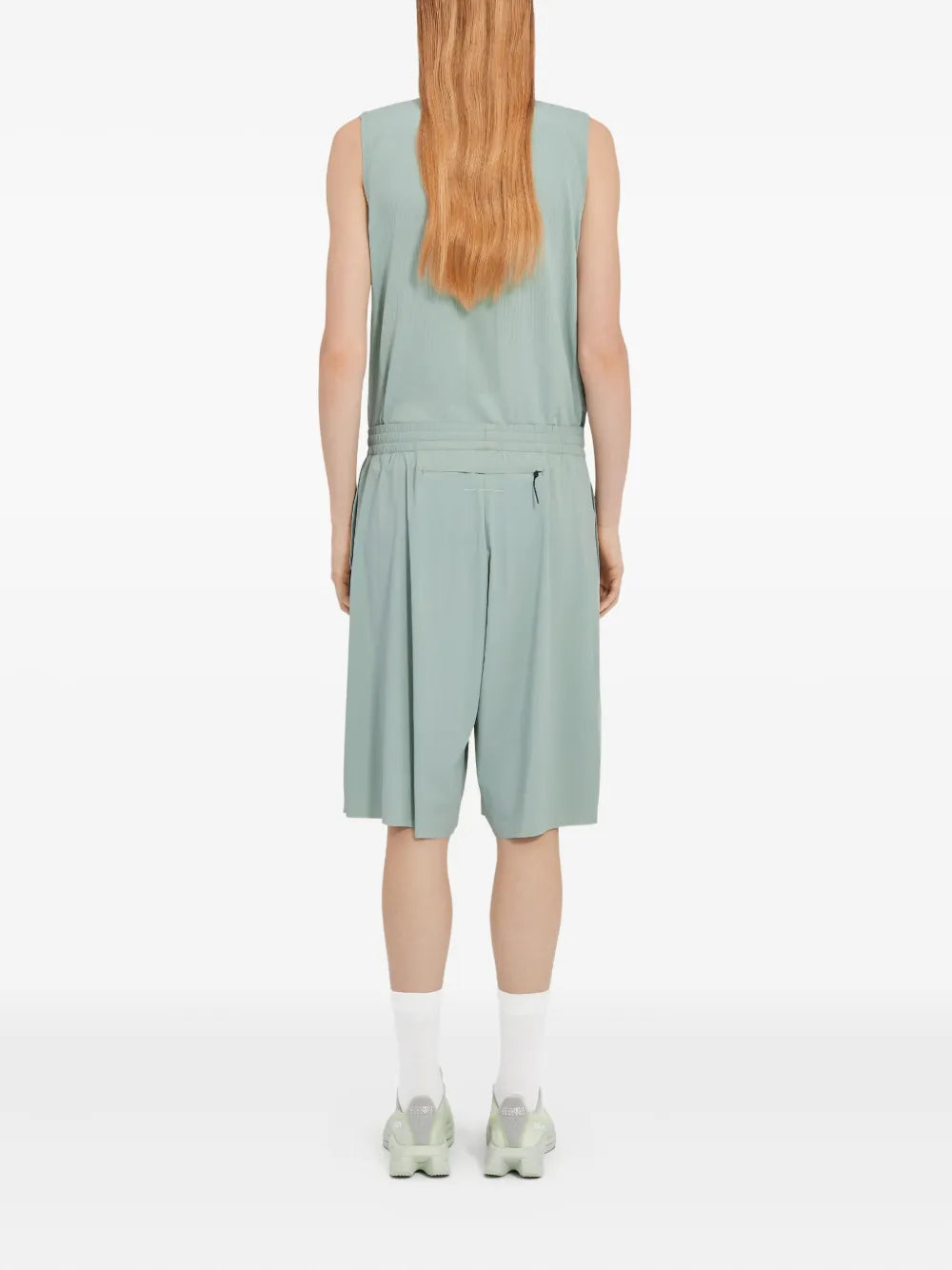 Shorts Shorts Sportivi Mm6 Verde Femme