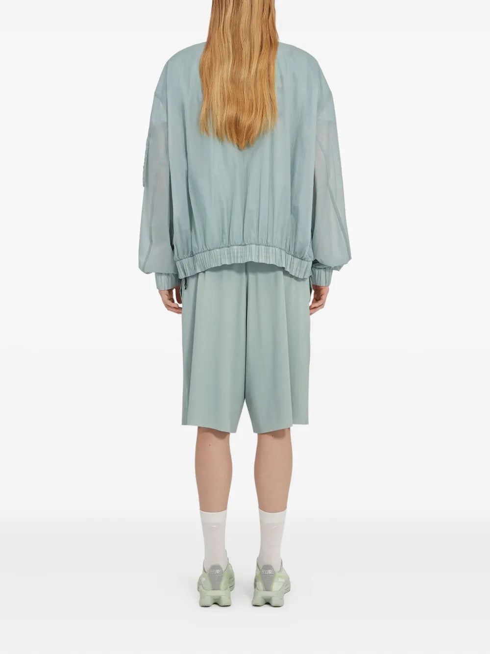 Giacche MM6 x Salomon Giacca Antivento Mm6 Verde Femme