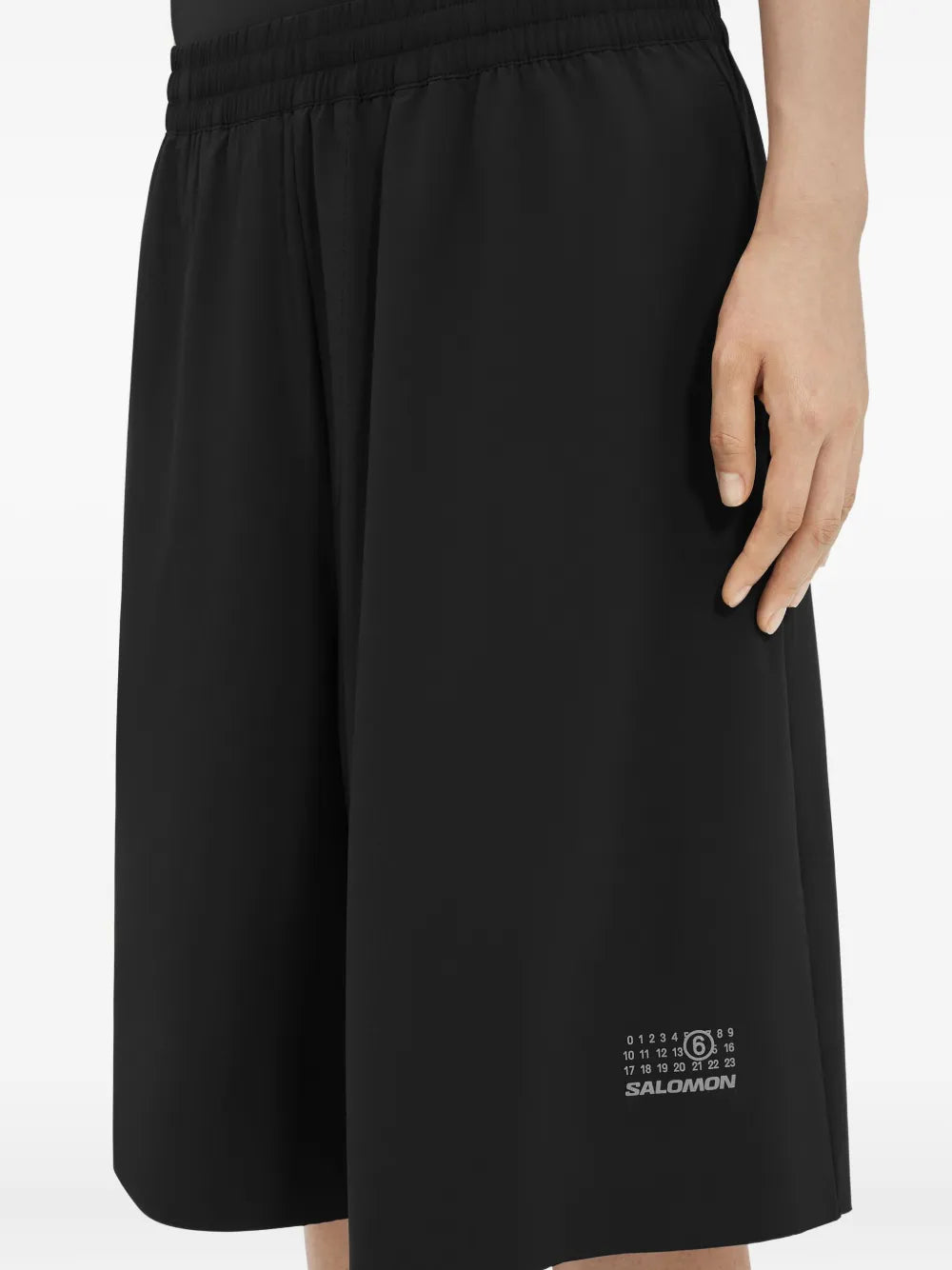 Shorts Short de sport Mm6 Noir Femme