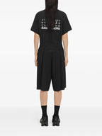 Shorts Short de sport Mm6 Noir Femme