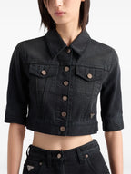 Jackets Denim Jacket Prada Black Femme