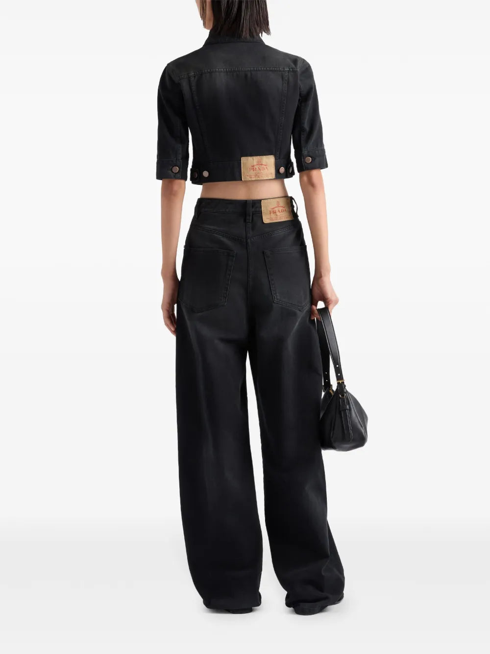 Vestes Veste en jean Prada Noir Femme