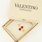 Petite maroquinerie Portafoglio Beige Cherryfic Valentino Garavani Beige Femme