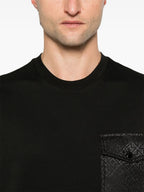 T-shirts T-shirt à poche monogram Moncler Noir Homme